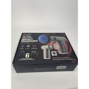Massager NuvoMed Pro-Therapy Cordless Impact Hot/Cold w/ 6 Interchangeable Heads